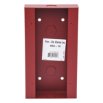 FIRE-LITE SBA-10 – Caja de Montaje Superficial / Acero Rojo / 4.5 x 8.188 x 1.375 pulgadas / Interior Seco / Estaciones BG-12LR Series
