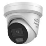 HIKVISION DS-2CD2387G3-LIS2UY/SL – Turret IP / 8 Megapixel / Lente 2.8 mm / 98 pies IR + Luz Blanca / 2 Micrófonos / IP67 / Estrobo / WDR 130 dB / AcuSense 3.0 / AcuSeek / NEMA 4X