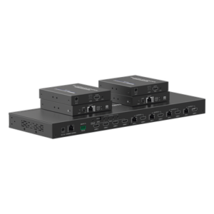 EPCOM TITANIUM TT844 – MATRICIAL Y EXTENSOR DE VIDEO HDMI 4 x 4 / 4 Entradas HDMI / 4 Salidas HDMI Loop / 4 Salidas RJ45 para Extender la señal 70 metros por salida /4K / Conmutación por RS232, Control Remoto o Ethernet.