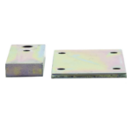 FAAC 72840065 – Herrajes con Placa y Montura Posterior / Alta Resistencia / Compatibilidad FAAC 400/422 / Anti-corrosión