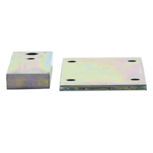 FAAC 72840065 – Herrajes con Placa y Montura Posterior / Alta Resistencia / Compatibilidad FAAC 400/422 / Anti-corrosión