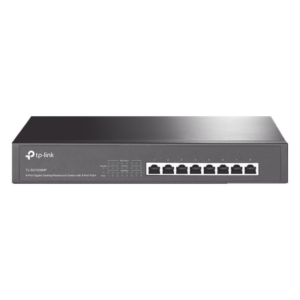 TP-LINK TL-SG1008MP – Switch PoE+ / 8 Puertos Gigabit / 126W Total / 30W por Puerto / Escritorio o Rack