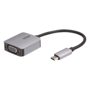 ATEN UC3002A – Adaptador USB-C a VGA / 2048x1152 @ 60Hz / Thunderbolt 3 Compatible / HDCP 1.3 / 0.03 kg