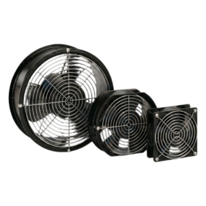 HOFFMAN A4AXFNPG – Ventilador Axial Compacto / 4 Pulgadas / 100 CFM / 115 Vca / Protección Térmica / Acero Recubierto en Polvo