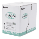 PANDUIT PUC6004IG-ME – Cable UTP / Categoría 6 Mejorado / 23 AWG / 305 m (1000 ft) / 4 Pares / PVC CM / Bobina Reelex