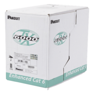 PANDUIT PUC6004IG-ME – Cable UTP / Categoría 6 Mejorado / 23 AWG / 305 m (1000 ft) / 4 Pares / PVC CM / Bobina Reelex