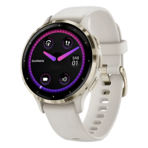 GARMIN 10-02785-04 – Smartwatch / Pantalla AMOLED 1.2" / Batería 10 Días / GPS + GLONASS + Galileo / Monitor Cardíaco / Resistencia Agua 5 ATM / Almacenamiento 8 GB