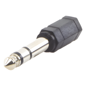 EPCOM PROAUDIO EP-ADAP63 – Adaptador de audio / 3.5mm hembra a 6.35mm macho / Estéreo / 0.25 pies