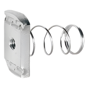 CHAROFIL CH-TCA-R-6 – Tuerca con Resorte / 1/4 Pulgadas / Acero Inoxidable 304 / Ajuste Preciso / Resistente a Corrosión