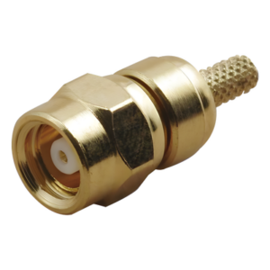 EPCOM TITANIUM TT-SM-0024 – Conector RF / SMC Macho / Anillo Plegable / RG-58/U LMR-195 RG-142/U / Bronce Oro / Teflón