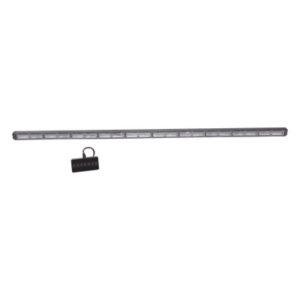 EPCOM INDUSTRIAL SIGNALING XLT2131A – Barra de Luz de Advertencia / 10 Módulos de 6 LED / 49 Pulgadas / Ámbar / 18 Patrones de Destello / 10-30 VCC / 7.2 A / IP Resistente al Agua / Cable 10.5 m (34.4 ft)
