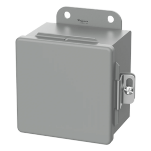 HOFFMAN A1614CH – Gabinete de Bisagra Continua CH / NEMA Tipo 12 / 16 x 14 x 6 in (406 x 356 x 152 mm) / Acero Dulce / Gris ANSI 61 / Abrazaderas Atornilladas / Montaje en Pared