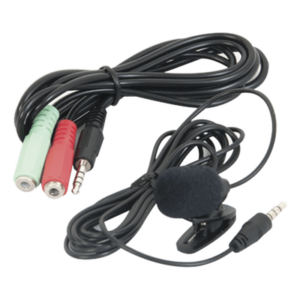 MEITRACK A58MVT380 – Micrófono Pasivo / Conector 3.5 mm / Longitud 2.8 m (9.2 ft) / Compatible MVT380 / Adaptador Incluido