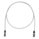 PANDUIT STP6X3MIG – Patch Cord / Cat6A / S/FTP Blindado / 26 AWG / 3 m (9.84 ft) / CM/LSZH / PoE++ / Gris