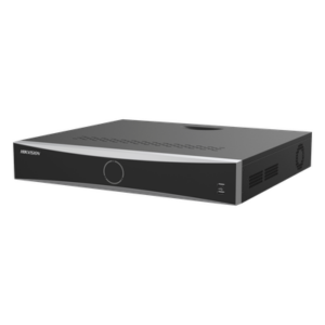 HIKVISION DS-7716NXI-K4(E) – NVR IP / 16 Canales / 12 Megapixel (4K) / AcuSense / Reconocimiento Facial / 4 Bahías HDD / HDMI 4K / Alarmas I/O