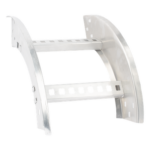 CHAROFIL CHVE908R8X9AK – Curva Vertical Exterior / Perfil Z / Peralte 3 1/4" / Ancho 9" / Radio 8" / Aluminio / NEMA VE1-VE2