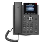 FANVIL X3SP-V2 – Teléfono IP / 4 Líneas SIP / Pantalla LCD Color 2.4 pulgadas / Audio HD G.722 y Opus / Conferencia 3 Vías / PoE 802.3af / OpenVPN / Soporte EHS