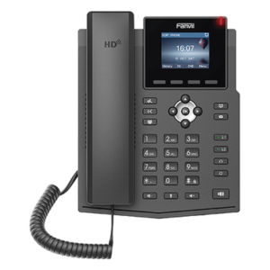 FANVIL X3SP-V2 – Teléfono IP / 4 Líneas SIP / Pantalla LCD Color 2.4 pulgadas / Audio HD G.722 y Opus / Conferencia 3 Vías / PoE 802.3af / OpenVPN / Soporte EHS
