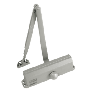 ASSA ABLOY 84887 – Cierrapuertas Hidráulico / Puertas 15 a 150 kg / UL Resistente al Fuego / Ajuste 90°-180° / Aleación Zinc-Aluminio / Alto Tráfico