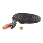 EPCOM PROAUDIO EP-RCA35 – Cable Audio 3.5 mm a 2 RCA / Estéreo / 28 AWG Cobre / Doble Blindaje / 1.83 m (6 ft) / 300V DC
