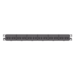 PANDUIT CP245E88BLY – Panel de Parcheo / 24 Puertos / Cat 5e / 1 UR / Plano / Negro