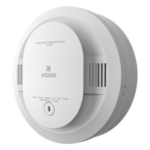 KIDDE 30CUDR – Detector Combinado de Humo y CO / Sensor Fotoeléctrico y Electroquímico / Alimentado por Baterías AA / Paquete de 6 Unidades / Autoprueba Automática / Vida Útil 10 Años