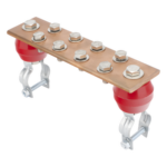 LINKEDPRO BY EPCOM LP-BU-TZ – Barra Unión Torre / 1000A / Cobre 100% / Aisladores Rojos / EIA-TIA-BICSI / TMGB-TGB / 3280 pies