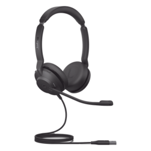 JABRA EVOLVE2-30SE-STEREO-MS-A – Auricular Profesional Stereo / Certificación Microsoft Teams / Aislamiento Acústico Viscoelástico / Busylight Integrado / Audio 20 Hz-20 kHz / 69 g