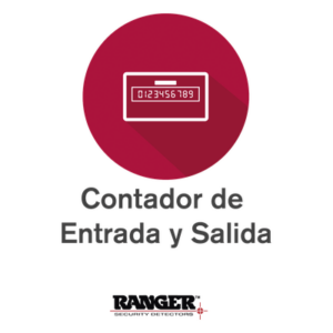 RANGER SECURITY DETECTORS OPCION-CDD – Contador de Entradas y Salidas / Sensor Infrarrojo Anti-Falsas Alarmas / Pantalla Remota 30 m / Conexión RJ45 LAN / Batería 8 Horas / Diseño Intemperie