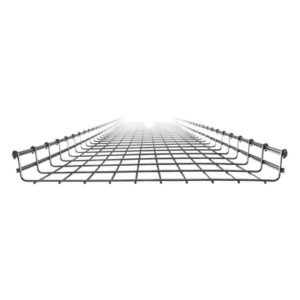 CHAROFIL CH-54-500EZ – Charola Tipo Malla / 54 mm Peralte / 500 mm Ancho / Electro Zinc / 430 Cables Cat6 / 3 m / 9.84 ft