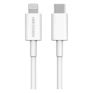 HIKVISION HS-HUB-CBC2L – Cable USB-C a Lightning / MFi Certificado / 1 Metro (3.28 Pies) / Carga Rápida 3 Amp / 60 Watts / Transferencia 480 Mbps / TPE y ABS