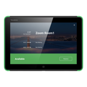 YEALINK ROOM-PANEL-PLUS-E2 – Panel de Programación de Salas / Pantalla 10.1" 1280x800 / LED RGB 360° / Android 13 / Lector NFC/RFID / Sensores ToF y Luz