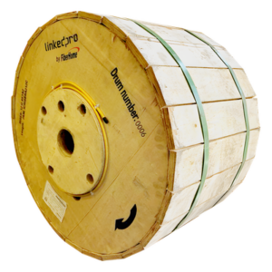 LINKEDPRO BY FIBERHOME IC-RISER-A2-12C – Cable de Fibra Óptica Monomodo, 12 hilos, para Interior, Tight Buffer 900µm, OFNR Riser, Dieléctrica