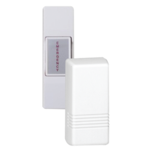 HONEYWELL HOME RESIDEO TURBOPANIC1 – Botón de Pánico Inalámbrico / Dos Zonas / Transmisor Serie 5800 / Supervisión de Batería / Apertura sin Herramientas