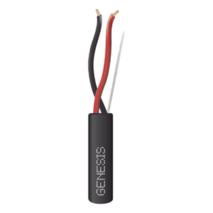 GENESIS 4156-1008 – Carrete de Cable / 305 m (1000 ft) / 2x18 AWG / FPL / Direct Burial / Intemperie / Detección de Incendios y Evacuación
