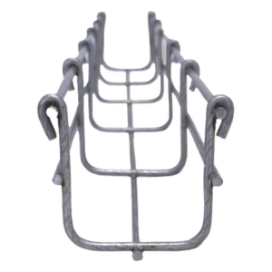 CHAROFIL CH-54-50BM – Charola Tipo Malla / 54/50 mm / 3 m (9.8 ft) / Bimetálica / 43 Cables Cat6 / Exterior y Zonas Húmedas