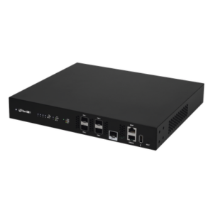 UBIQUITI UF-OLT-4 – Terminal de Línea Óptica GPON / 4 Puertos SFP GPON / 1 Puerto SFP+ 10 G / 512 ONUs Concurrentes / 20 km (12.4 mi) / Rack 1U