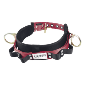 URREA SYS-USC01-G – Cinturón de Seguridad para Liniero / Talla 44 / Neopreno Resistente / 4 Compartimentos / 2 Anillos Tipo D / ANSI A10.14 y Z359.1