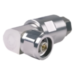 ANDREW / COMMSCOPE F4-NRHC – Conector RF N Macho / Ángulo Recto / IP68 / 50 Ω / 0–10200 MHz / Cable 1/2" (12.7 mm) / 500 Ciclos