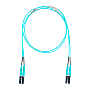 PANDUIT FZ2ERLNLNSNM030 – Jumper de Fibra Óptica / OM4 50/125 / LC-LC Dúplex / OFNR / Aqua / 30 m (98.43 pies)