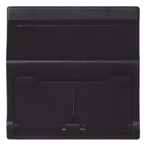 SIMON SM-2-KEYA-G – Placa Inclinada Voz y Datos / 2 Puertos Keystone RJ45 / Guardapolvos Integrados / IP20 / 108×52 mm / 4.25×2.05 in
