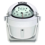 RITCHIE B-51W – Brújula Marítima / Dial 2" (51 mm) / Lectura Directa / Iluminación Nocturna Verde / Bracket Ajustable / Compuesto Alta Temperatura / 100% Reparable