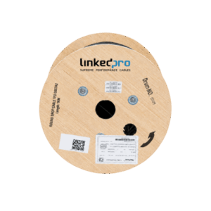 LINKEDPRO LPFIG0/1KM – Cable de Fibra Óptica Drop / Monomodo G.657A2 / 1 Hilo / 3 mm / 1 km / LSZH / Aéreo y Ducto