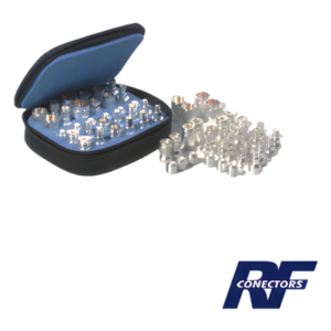 RF INDUSTRIES,LTD RFA-4024-WIFI – Kit de Adaptadores / 30 Piezas UNIDAPT / WiFi y Redes Inalámbricas / N BNC TNC SMA RP-SMA MMCX / Estuche con Espuma