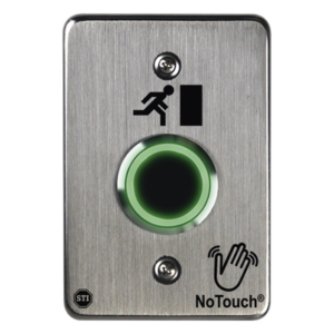 STI NT-SS100-ES – Interruptor IR sin contacto / Acero inoxidable 304 grado médico / 1 grupo / 4.5 x 4.5 x 0.26 pulgadas / Contacto seco tipo C