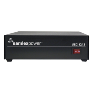 SAMLEX SEC-1212 – Fuente de Poder Conmutada / 13.8Vcc / 12A Máx / 10A Continua / 110-130Vca / 7 x 8.3 x 2.2 in