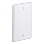 PANDUIT CPNWH – Placa de Pared Ciega / Vertical Plano / ABS / 69.8x114.4 mm / 2.75x4.5 in / Blanco