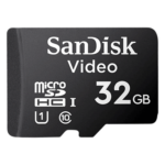 SANDISK SDSDQAS4032GBP – Memoria microSD / 32 GB / Clase 10 UHS-I / Alta Resistencia / Videovigilancia 24/7 / -25 °C a 85 °C