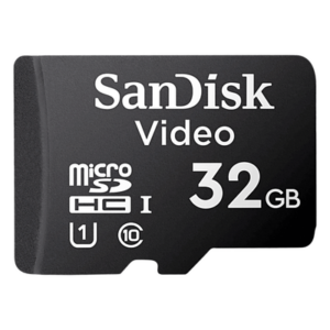 SANDISK SDSDQAS4032GBP – Memoria microSD / 32 GB / Clase 10 UHS-I / Alta Resistencia / Videovigilancia 24/7 / -25 °C a 85 °C