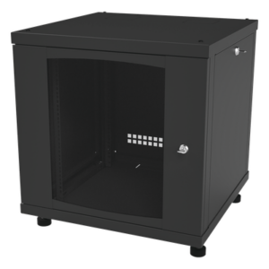 LINKEDPRO BY EPCOM LP-6060-12U – Gabinete de Piso / 12UR / 638 mm Profundidad / 276 kg Carga / Acero ANSI/TIA RS-310-D / Puerta Cristal Templado